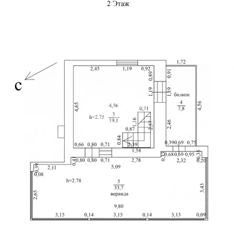Дом в Московская область, Пушкино Луговая ул., 1Б (167 м) - Фото 2
