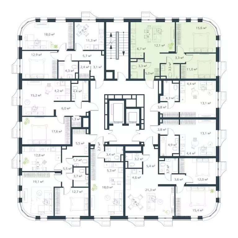 3-к кв. Приморский край, Владивосток Дом на Востоке жилой комплекс, ... - Фото 2