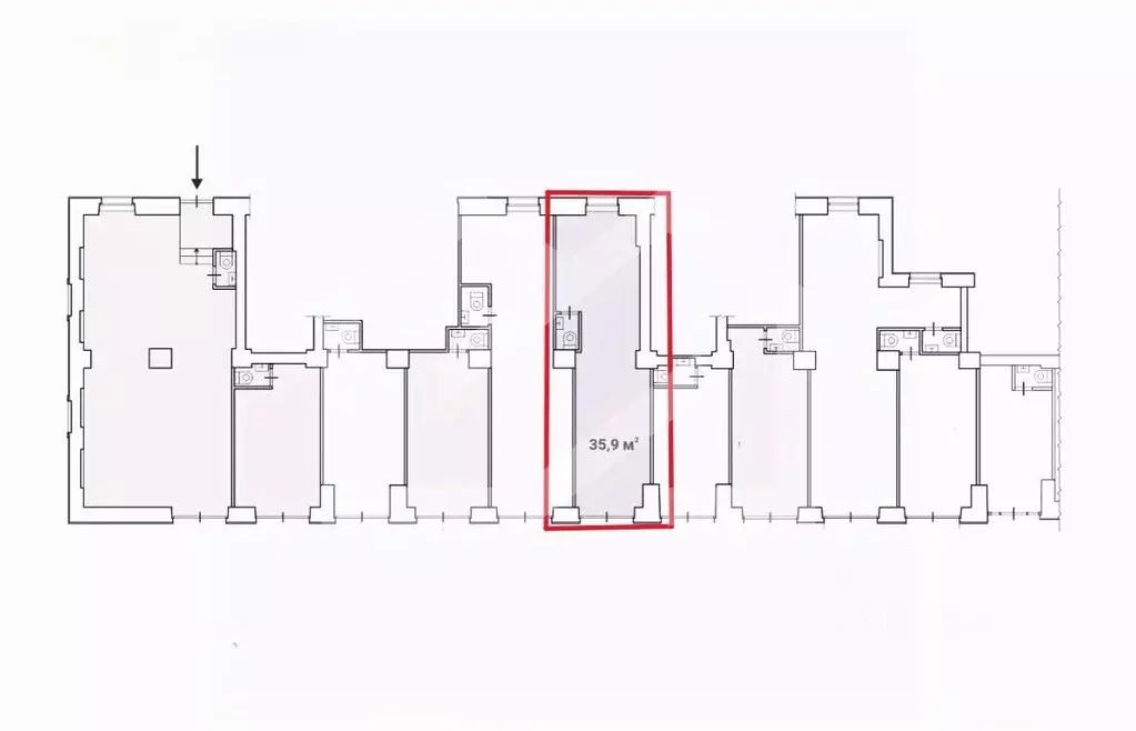 Помещение свободного назначения в Москва ул. Дмитрия Ульянова, 10/1К1 ... - Фото 2