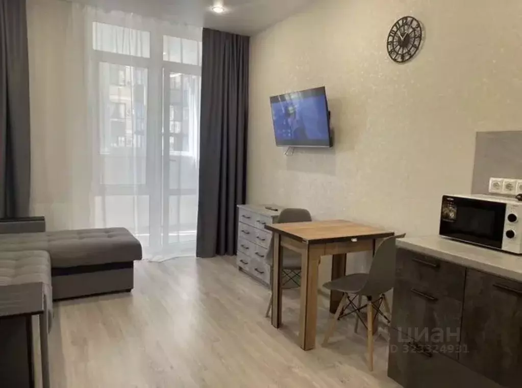 Студия Краснодарский край, Краснодар Любимово мкр, 18/1 (29.0 м) - Фото 2