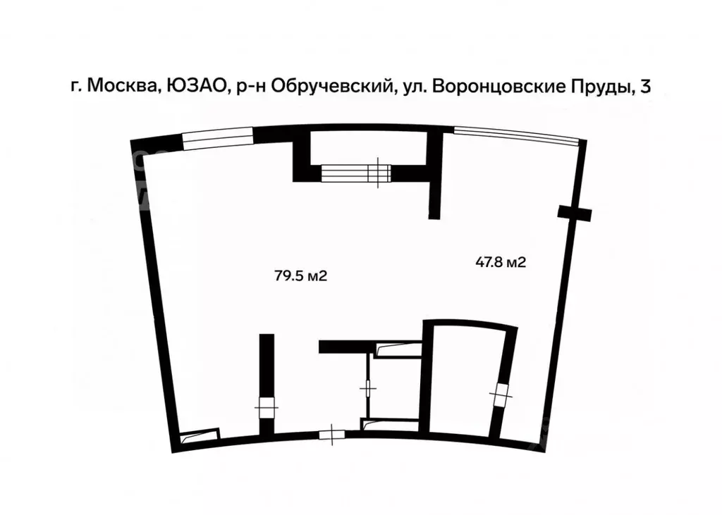 2-к кв. Москва ул. Воронцовские Пруды, 3 (135.9 м) - Фото 2