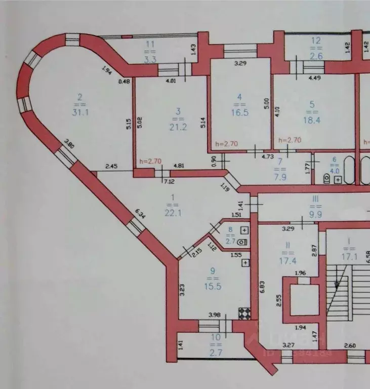 4-к кв. Нижегородская область, Кстово Нижегородская ул., 5А (139.4 м) - Фото 1