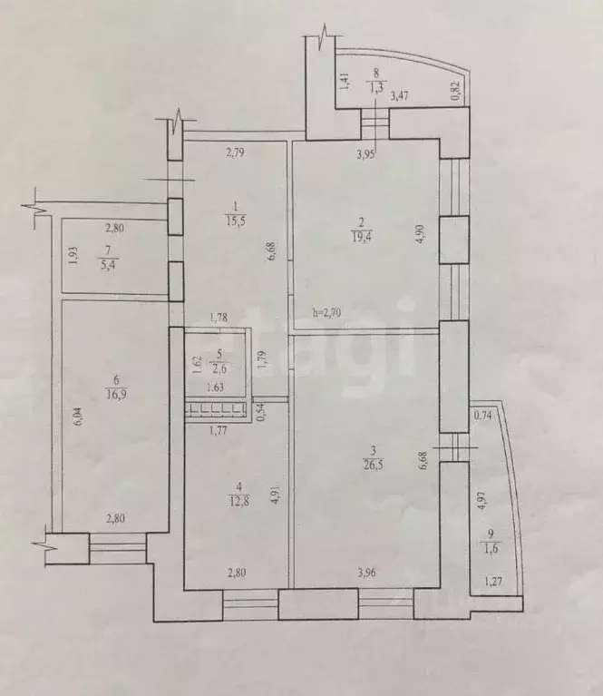 3-к кв. Забайкальский край, Чита ул. Федора Гладкова, 8А (99.1 м) - Фото 2