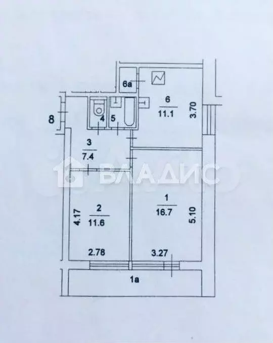 2-к. квартира, 50,1 м, 16/16 эт. - Фото 0