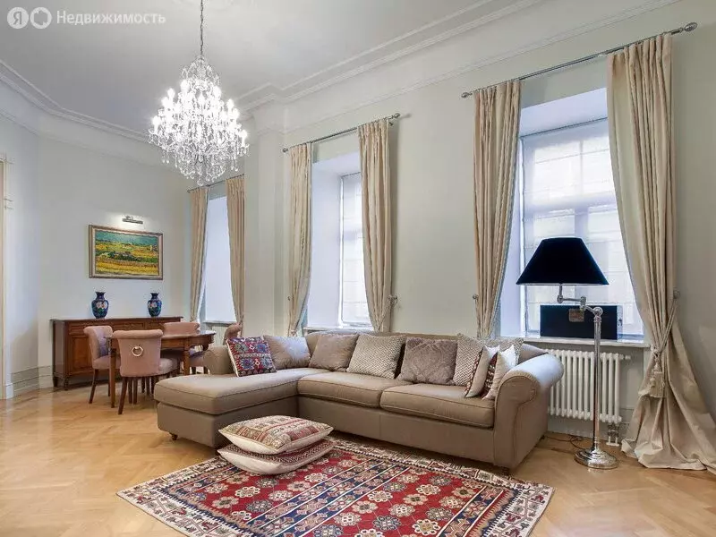 3-комнатная квартира: Москва, Милютинский переулок, 3 (100 м) - Фото 1