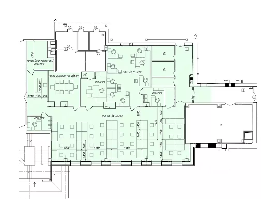 Офис в Санкт-Петербург Петроградская наб., 20 (389 м) - Фото 2