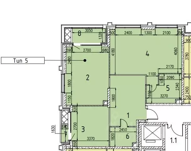 3-к кв. Москва ул. Нижние Мневники, 16к3 (92.3 м) - Фото 0
