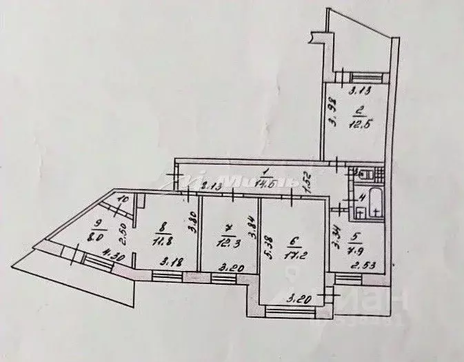 4-к кв. Крым, Симферополь ул. Бела Куна, 21 (96.6 м) - Фото 0