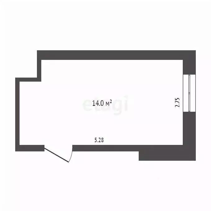 Комната Орловская область, Орел Московское ш., 160к2 (14.0 м) - Фото 1