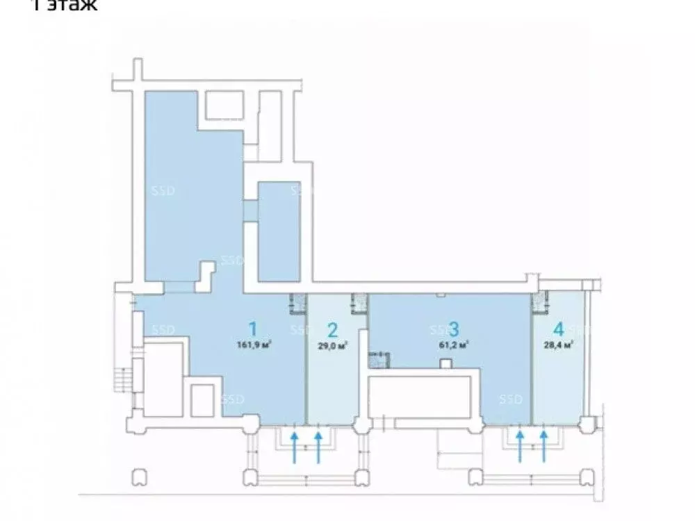 Помещение свободного назначения в Москва Долгоруковская ул., 40 (28 м) - Фото 2