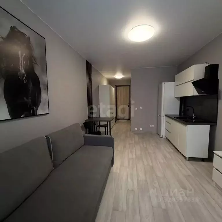 Студия Тюменская область, Тюмень ул. Краснооктябрьская, 4 (25.0 м) - Фото 1