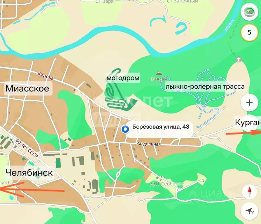 Участок в Челябинская область, Красноармейский муниципальный округ, с. ... - Фото 2