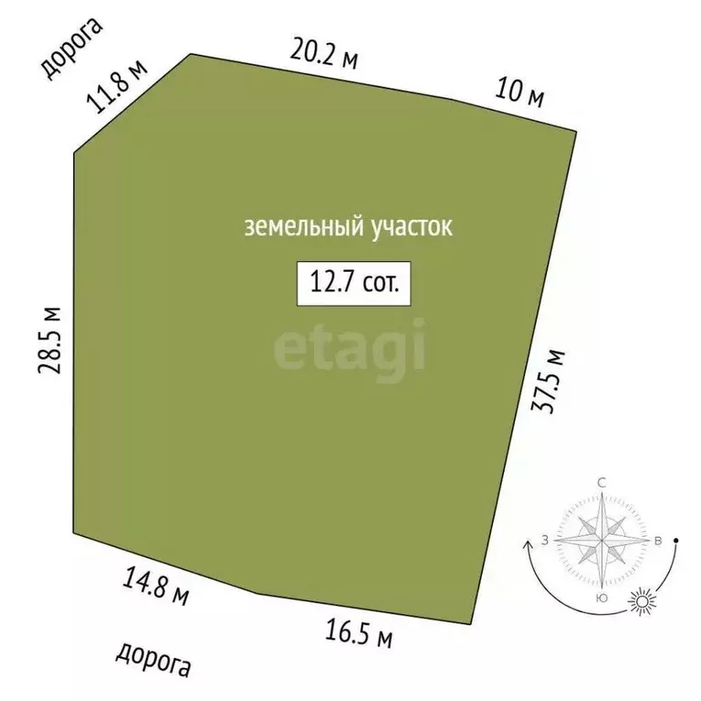 Участок в Тюменская область, Тюмень Лесная Поляна СНТ, ул. Южный ... - Фото 1