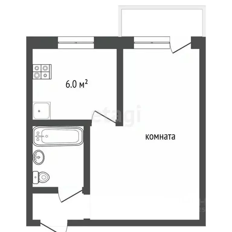 1-к кв. Ставропольский край, Предгорный муниципальный округ, ... - Фото 0