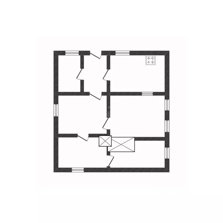 Дом в Белгородская область, Вейделевский район, Закутчанское с/пос, с. ... - Фото 2