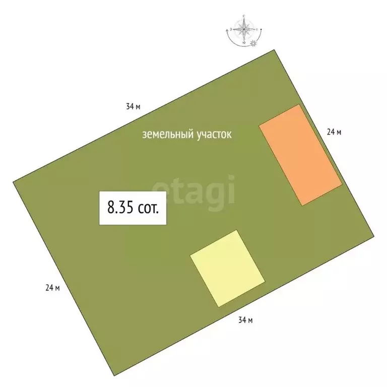 Дом в Новосибирская область, Искитимский район, Мичуринский сельсовет, ... - Фото 2