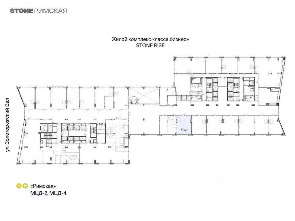 Торговая площадь в Москва ул. Золоторожский Вал, 11С36 (77 м) - Фото 2