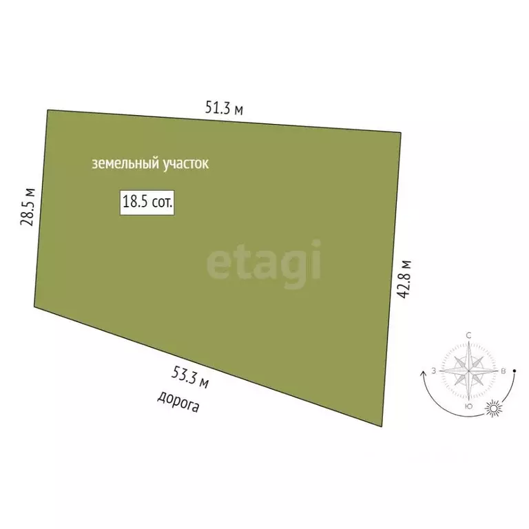 Участок в Свердловская область, Екатеринбург Исток СНТ, 174 (18.5 ... - Фото 1