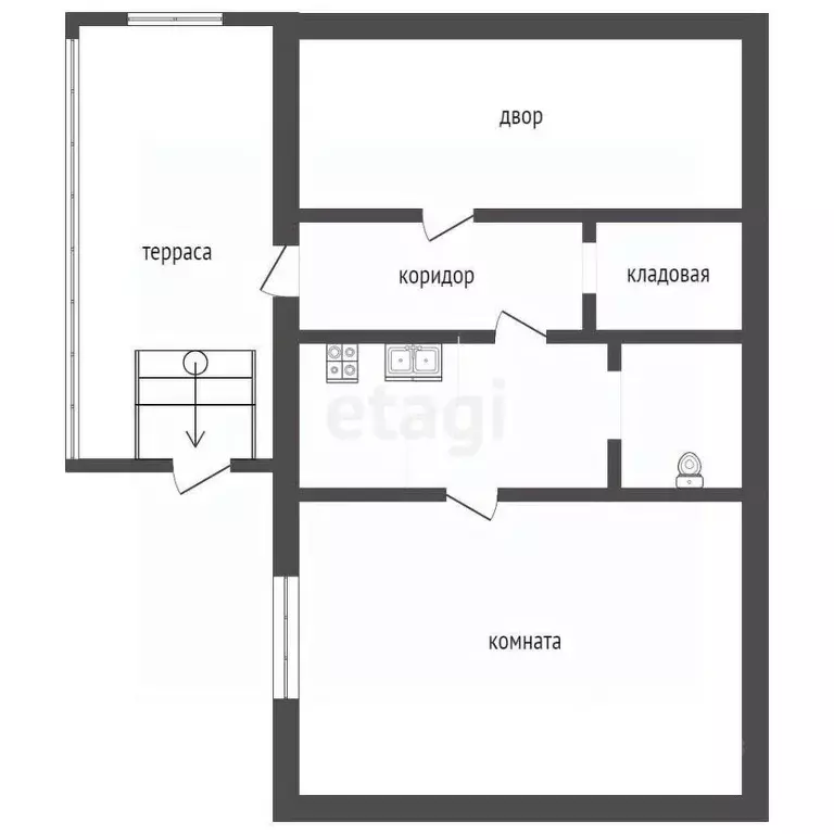 Дом в Владимирская область, Муром д. Орлово, ул. Советская, 17 (92 м) - Фото 1