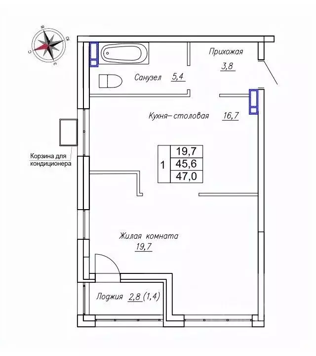 1-к кв. Приморский край, Надеждинский район, пос. Новый ул. Ленина, ... - Фото 1