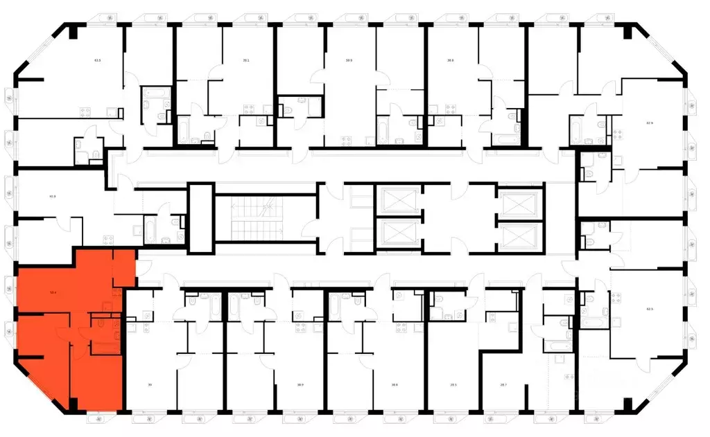 2-к кв. Москва Алтуфьевское 53 жилой комплекс, 1.1 (50.4 м) - Фото 2
