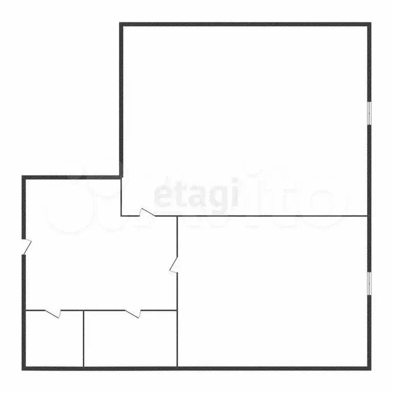 1-к. квартира, 31 м, 2/5 эт. - Фото 0