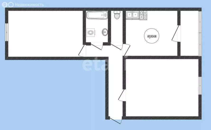 2-комнатная квартира: Балашов, улица Строителей, 5 (49 м) - Фото 1