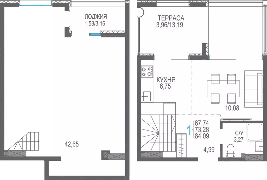 1-к кв. Крым, Сакский район, Лесновское с/пос, с. Прибрежное ул. ... - Фото 1