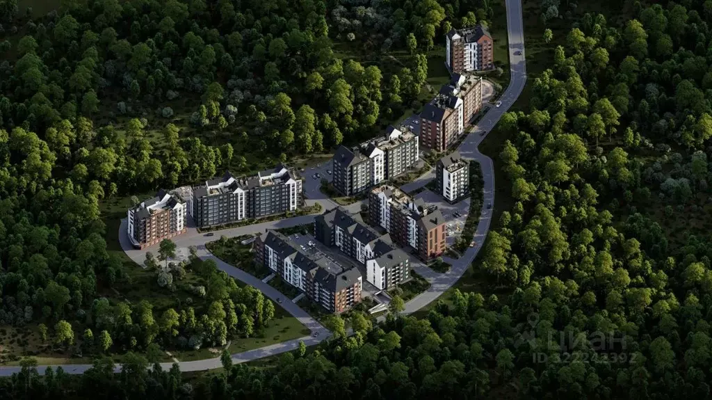 2-к кв. Калининградская область, Светлогорск Лесная Сказка жилой ... - Фото 2