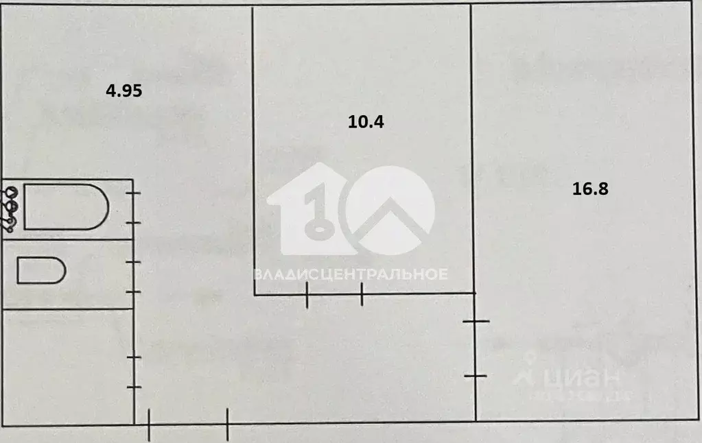 2-к кв. Новосибирская область, Новосибирск Академгородок мкр, ул. ... - Фото 1