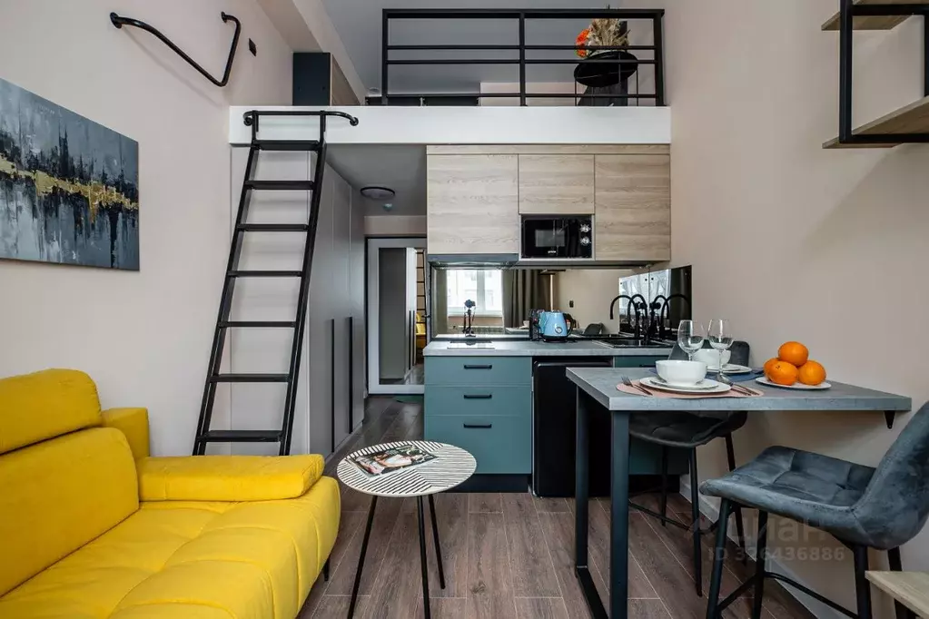 Студия Москва Грайвороновская ул., 4 (24.0 м) - Фото 1