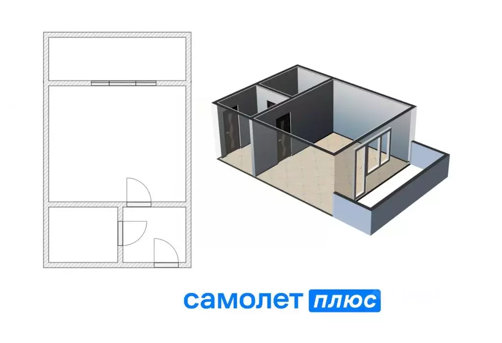 Студия Кемеровская область, Кемерово Космическая ул., 4Г (25.92 м) - Фото 0