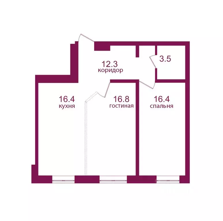 2-к кв. Иркутская область, Иркутск Топкинский мкр, 69 (65.4 м) - Фото 0