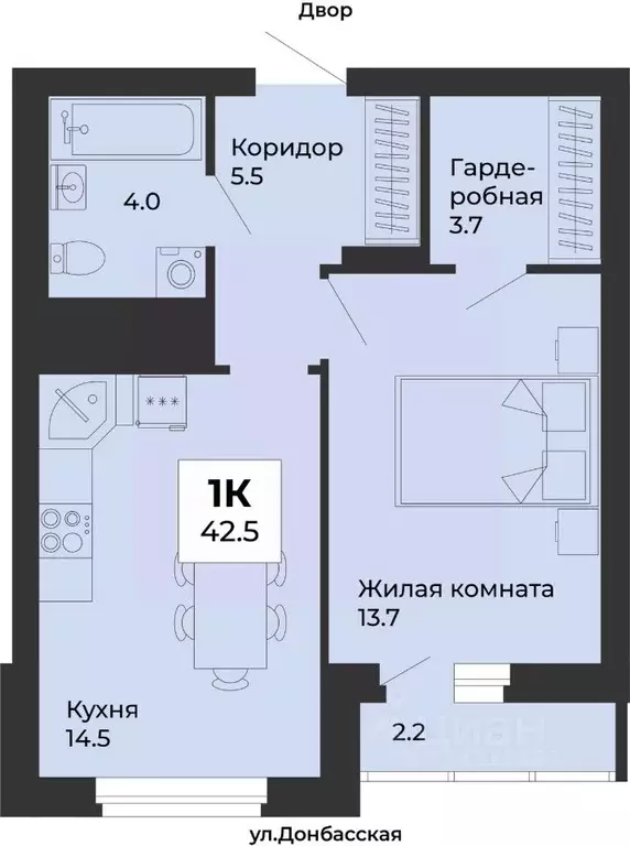 1-к кв. Свердловская область, Екатеринбург Уралмаш жилрайон, ул. ... - Фото 1