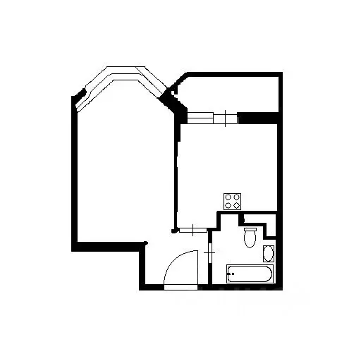 1-к кв. Санкт-Петербург ул. Летчика Лихолетова, 14к2 (35.6 м) - Фото 2