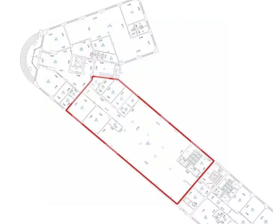 Помещение свободного назначения в Москва ул. Шаболовка, 31Б (891 м) - Фото 2