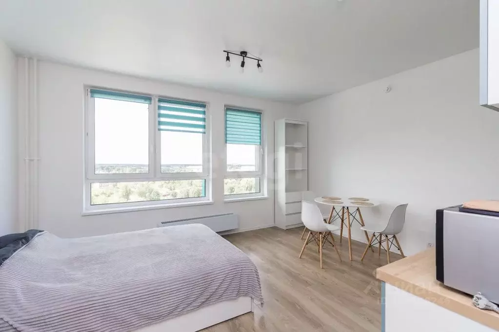 Студия Тюменская область, Тюмень Полевая ул., 117к3 (27.0 м) - Фото 1