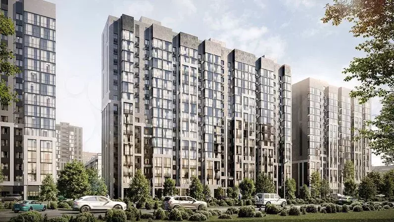 2-к. квартира, 59,6 м, 14/15 эт. - Фото 1