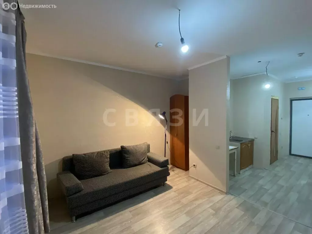 Квартира-студия: Тюмень, улица Героев Сталинградской Битвы, 5 (25.3 м) - Фото 1
