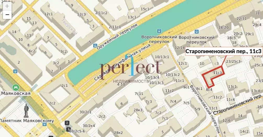 Помещение свободного назначения в Москва Старопименовский пер., 11С3 ... - Фото 2