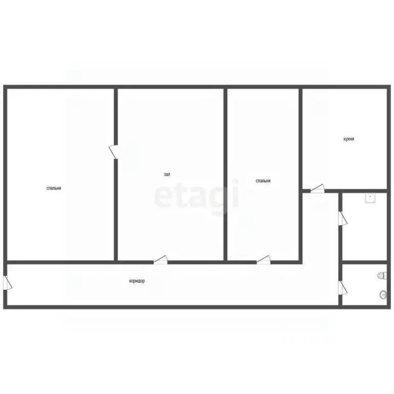 3-к кв. Иркутская область, Ангарск 107-й кв-л, 6 (73.0 м) - Фото 1