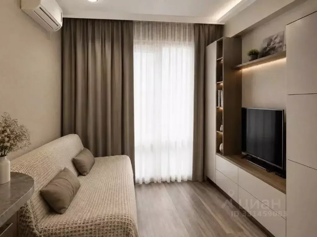 Студия Краснодарский край, Сочи Мамайка мкр, ул. Волжская, 34 (20.0 м) - Фото 1
