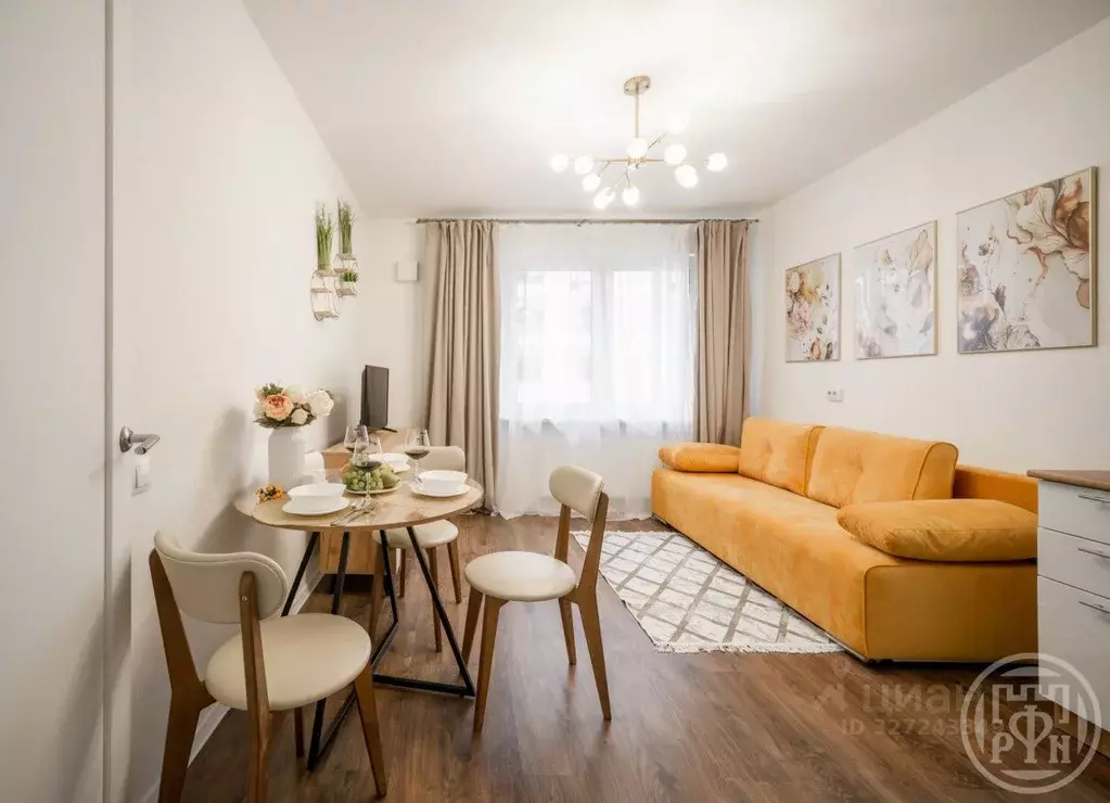 1-к кв. Санкт-Петербург ул. Морской Пехоты, 26к1 (32.6 м) - Фото 1