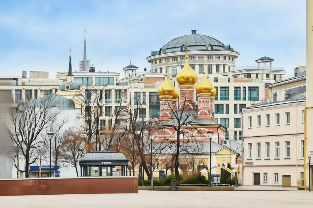 3-к кв. Москва 1-й Смоленский пер., 21 (92.4 м) - Фото 2