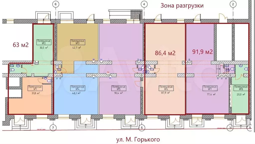 Свобода отд вход собств. метро, 90 м - Фото 0