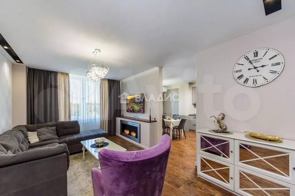 3-к. квартира, 100 м, 8/12 эт. - Фото 1