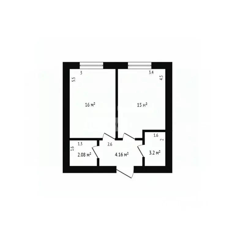 1-к кв. Дагестан, Дербент пер. Карла Маркса, 98к1 (42.0 м) - Фото 2