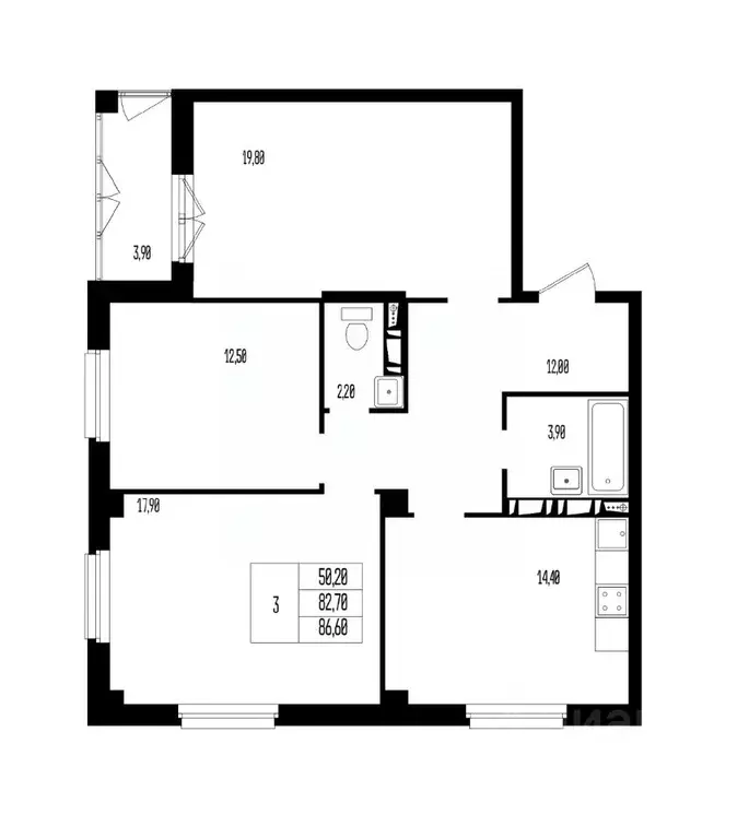 Свободной планировки кв. Волгоградская область, Волгоград 131-й мкр, ... - Фото 0