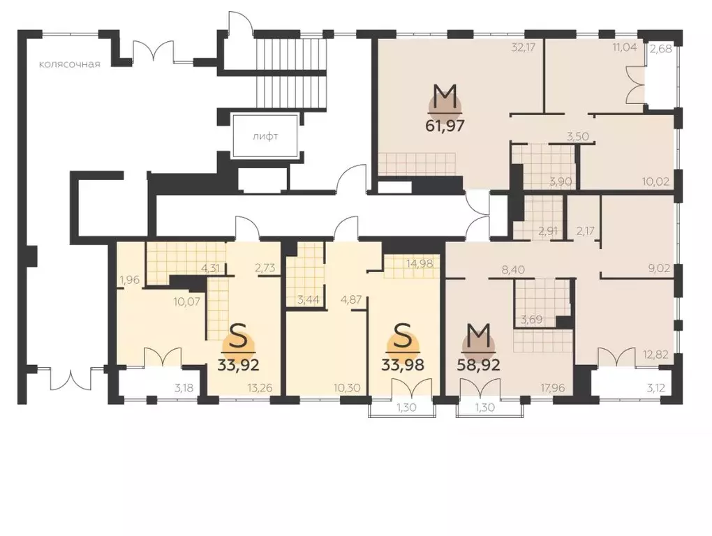 1-к кв. Тульская область, Тула городской округ, пос. Молодежный 10А ... - Фото 2