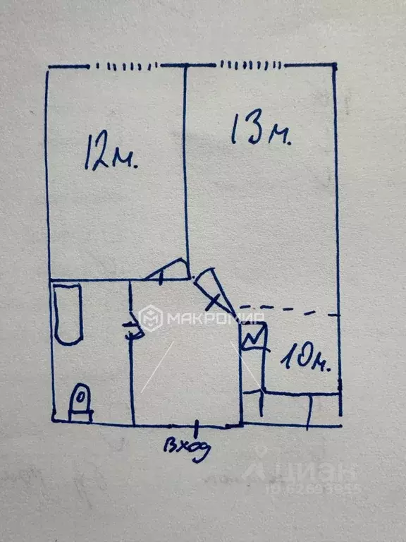 1-к кв. Москва бул. Маршала Рокоссовского, 6к1 (42.0 м) - Фото 1